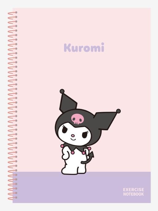 Cute Unruled Blank Spiral Notebook, About 60 Sheets, 7.3 x 10.3 Inches, Colors May Vary(Pink or Purple)