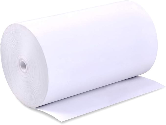 4 3/8 x 215 feet x 9 rolls CORELESS BPA Free Thermal Paper Rolls for Zebra QLn420 and Star TSP800 Mobile Thermal Receipt Printers. 65mm diameter