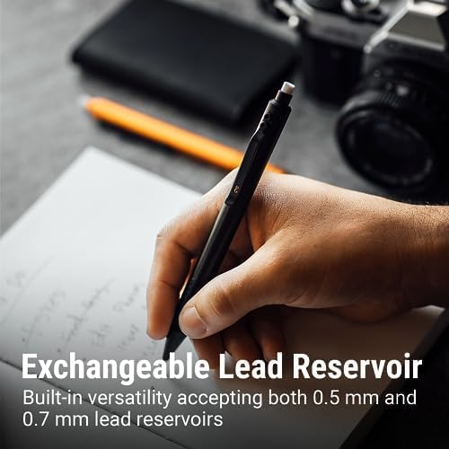 Everyman Grafton Pen and Pencil Set, Crimson | Premium EDC Metal Gel Ink Ballpoint Pen + Mechanical Pencil | Refillable Executive Writing Tools for Office, Business, Men’s Gift & Daily Use