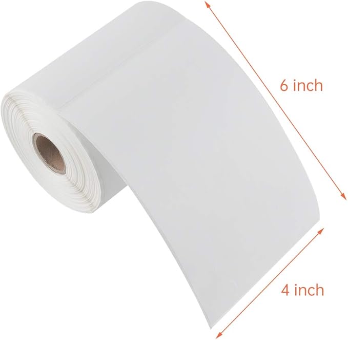 L LIKED 5000 4" x 6" Direct Thermal Shipping Labels with 250 Labels/Roll - Compatible with Zebra 2844 ZP-450 ZP-500 ZP-505, 20 Rolls