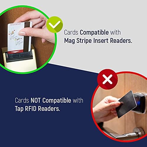Hotel & Motel Magnetic Stripe Key Cards (1000)