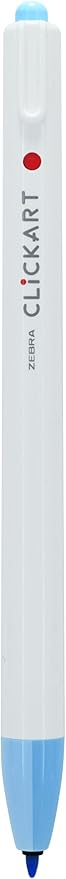 Zebra Pen Click Art Retractable Marker Pen, Fine Point, 0.6mm, Assorted Colors, 6 Pack