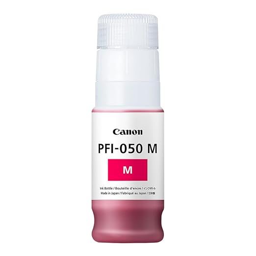 Canon Genuine PFI-050 M Magenta Ink Cartridge, Compatible with imagePROGRAF TC-20, TC-20M Large Format Printer
