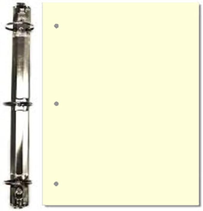 Copy And Printing Color Paper, 20 Lb. 3 Hole Punch 500 Sheets Per Ream. (Ivory)