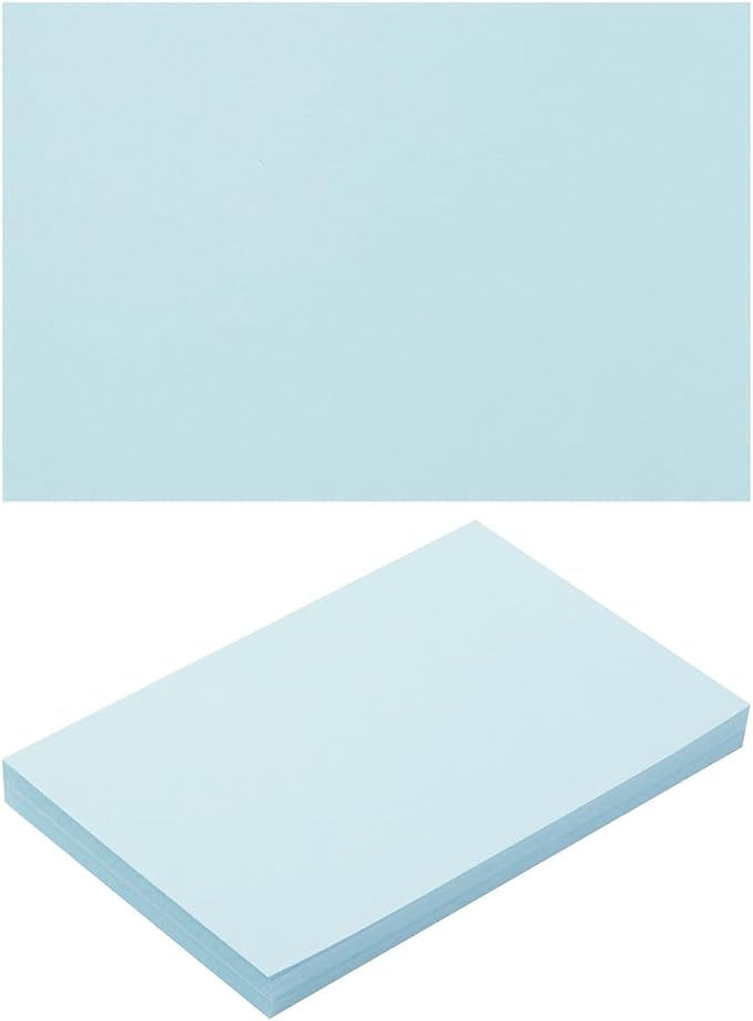50 Sheets Blank Cardstock Paper 250 GSM Thick Heavy Cards Stock for DIY Art Projects, Card Making, Postcards, Greeting Cards, Birthday Party, Wedding Invitation (Light Blue, 4x6 inches)