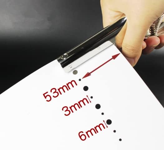Heavy Duty Hole Punch - Single 1/4 inch (6mm) Hole Punch for Crafts, Paper, Cards & Tags