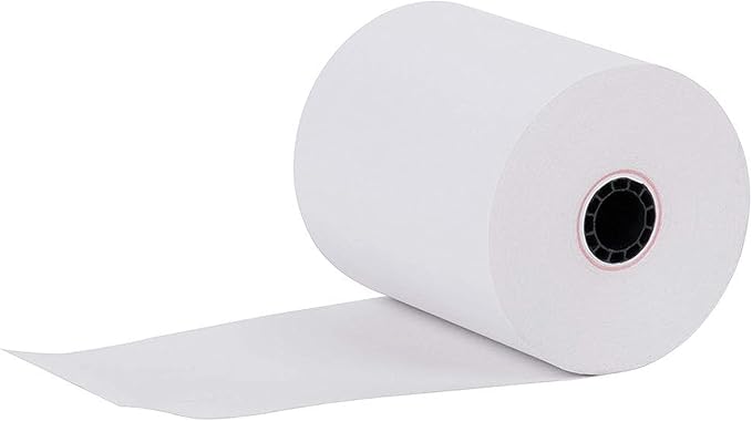 50 Rolls Star SP700 Kitchen Printer Paper 3" x 165' 1 Ply Bond (Non -Thermal) Receipt Paper POS Cash Register Paper for TMU200 SRP275