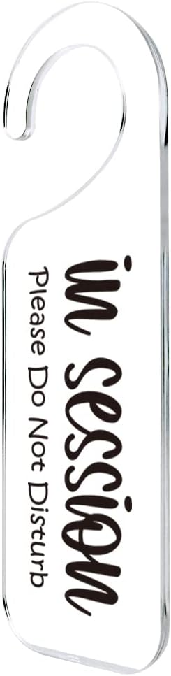 Do Not Disturb Door Sign Engraved Acrylic Hanger Handle Home Decor Acrylic Banner Acrylic Hanging Sign Door Plaque Handmade Office Hanging Sign In Session Acrylic