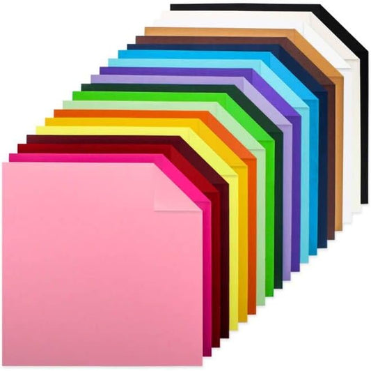 60 Sheets Colored Card Stock Paper 250 gsm 85 lb 12 x 12 20 Assorted Color Cardstock Colorful Paper for Cricut Card Making Paper Crafting