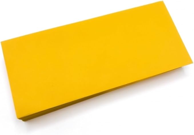 Limited Papers (TM) No. 10 Regular Standard Mailing Envelope - Pastel - Soft - 24 Pound (4.8 inch x 9.5 inch) - Announcement, Invoices, Checks, Letters, Contracts, Business Envelopes (Goldenrod, 2500)