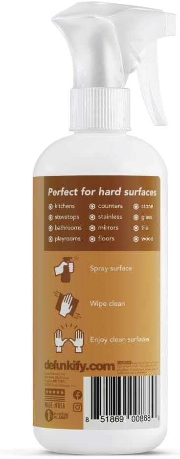 All Purpose Cleaner Spray, 16oz (2-Pack). 'Citrus' Essential Oil Multi-Surface Cleaner for Kitchen, Bathroom, Floor. 'ProvenSafe' Plant-Based Formula Concentrate Safe for Kids, Pets, Stone & Marble