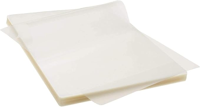 BESTEASY Clear 9" x 11.5" Thermal Laminating Sheets 3 mil Letter Size Thermal Laminating Pouches, Hold 8.9'' x 11.4'' Letter Size Sheets, Pack of 1500