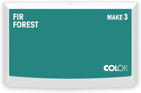 COLOP Make Series, Ink Stamp Pads, with Non-Toxic Premium Ink, Water-Based Acid-Free (Fir Forest, Make 3-3-1/2" x 6-1/4")