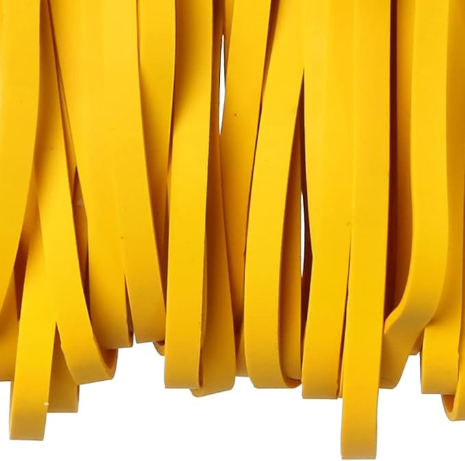AMUU Rubber Bands 50 Pack 8inch Big Large Rubber Band for Trash Cans Elastic Rubber Bands for Office Supplies File Folders Box Books gifts Notebook