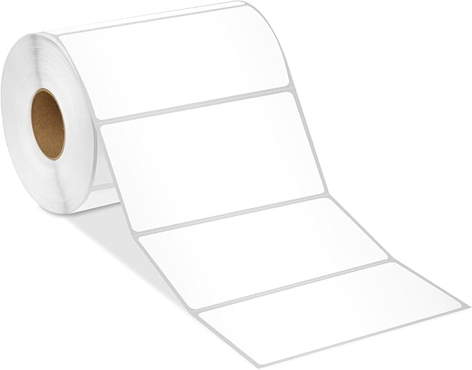 Spartan Industrial - 4" X 2" Direct Thermal Shipping, Postage, Mail Labels Compatible with Rollo, Zebra, and Other Desktop Label Printers (10 Rolls, 700/Roll)