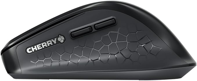 Cherry Stream Mouse Comfort. Silent Click with Ergonomic Shape and Wireless Freedom.