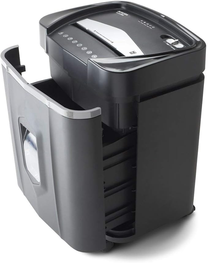 Aurora Professional Grade High Security 14-Sheet Micro-Cut Paper/CD and Credit Card Shredder, 30 Minutes Continuous Run time