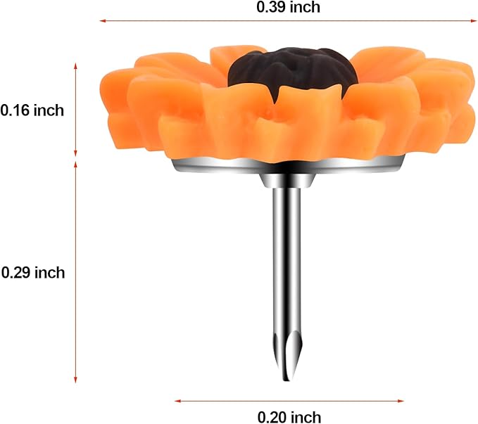 40Pcs Push Pins, Thumb Tacks for Bulletin Board, Flower Decorative Pins and Tacks, Cork Board Thumbtacks, Cute Thumbtack for Office Decorative