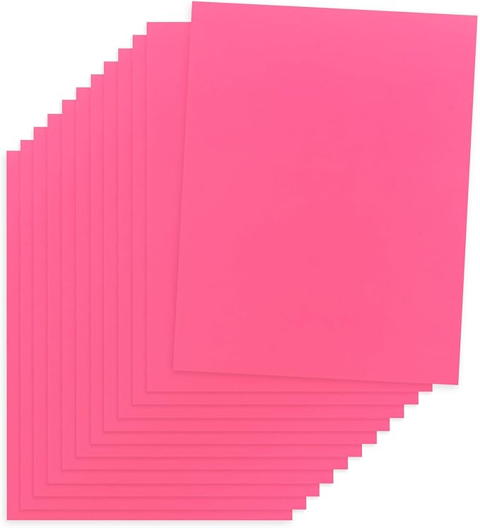 Hygloss Pink Colored Paper - 24 lb, 89 GSM, Acid-Free, Fade-Resistant, 11x17-Inch Ledger Size Color Copy Paper, 90 Sheets