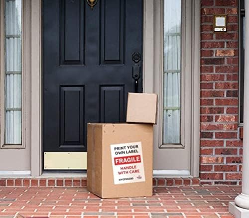 8.5" x 11" Shipping Labels Full Sheet Labels, Self Adhesive Printable White Sticker Paper for Laser & Ink Jet Printers (500 Labels)