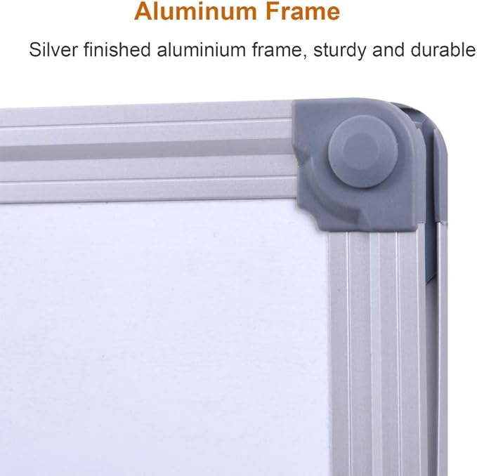 40 x 28-in Magnetic Dry Erase Board with Pen Tray| Aluminum Frame Portable Wall Large Whiteboard Message Presentation Board for Office & Classroom