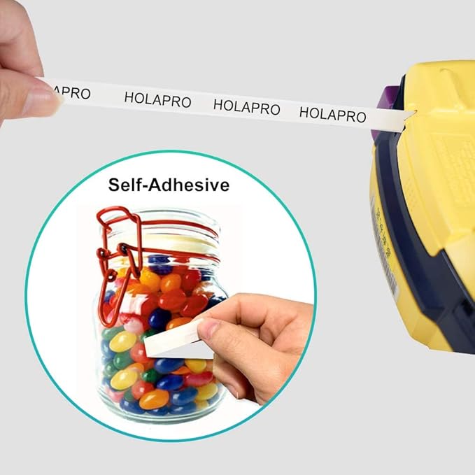 6 x Label Maker Tape Replacement for Brother P Touch M Tape M-K231 M-K231s MK231 MK-231 M231 12mm 0.47 White, Compatible with Brother P Touch PT-M95,PT-90,PT-70,PT-65,PT-85 Label Maker Refills,26.2 Ft