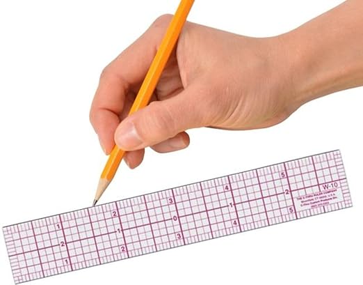 Westcott W-8 Engineers’ Protractor Ruler, 6 in