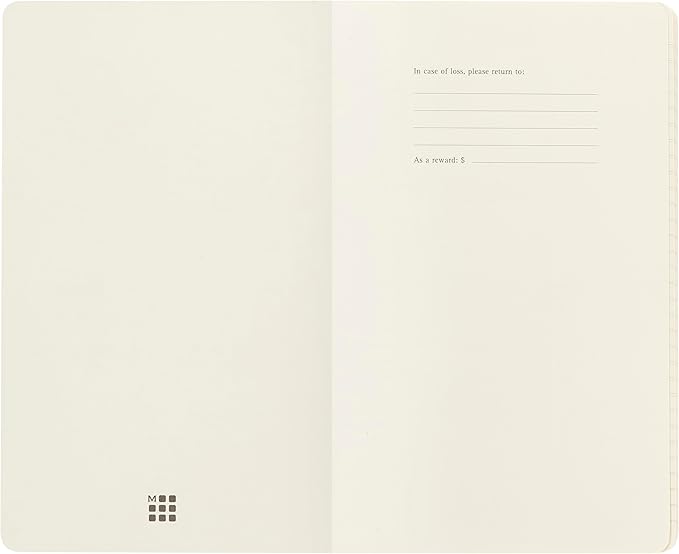 Moleskine Volant Journal, Soft Cover, Large (5" x 8.25") Ruled/Lined, Coral Orange/Aqua Blue, 96 Pages (Set of 2)