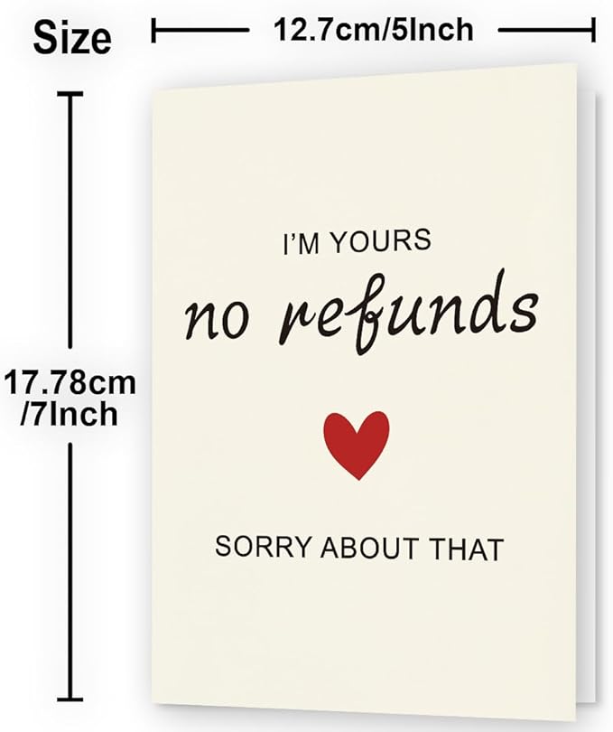 Valentine Day Gifts & Card | Anniversary Card to Husband | Funny Anniversary Card & Gifts for Women, Men, Husband, Wife, Him, and Her | Happy Anniversary Decorations