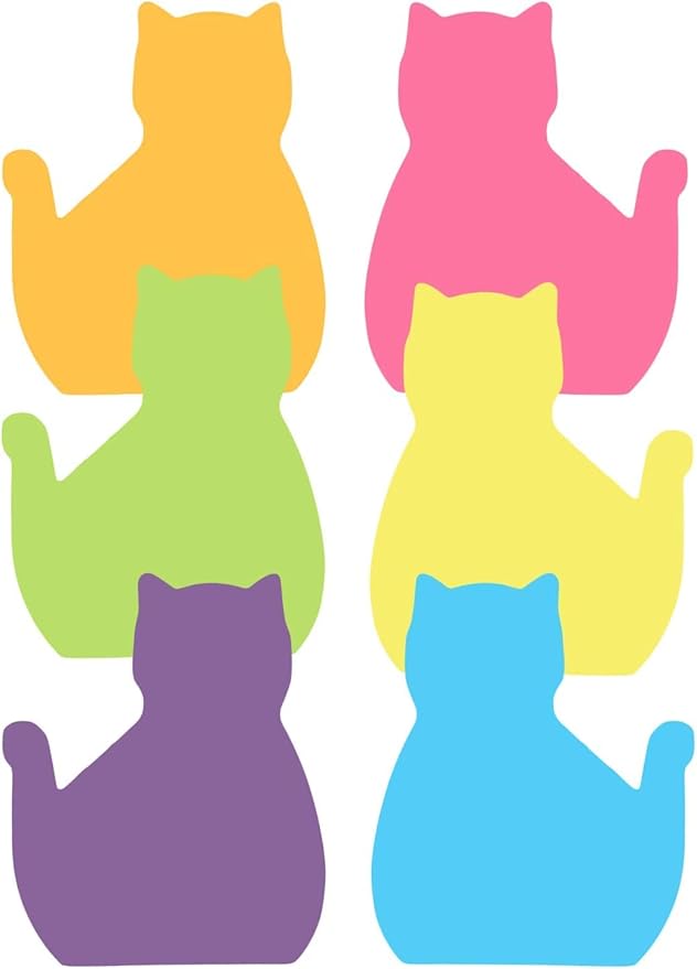 720 Sheets Cat Sticky Notes Set, Cat Lover Gifts for Women, Cute Cat Office Supplies, Office Desk Accessories for Work School Office