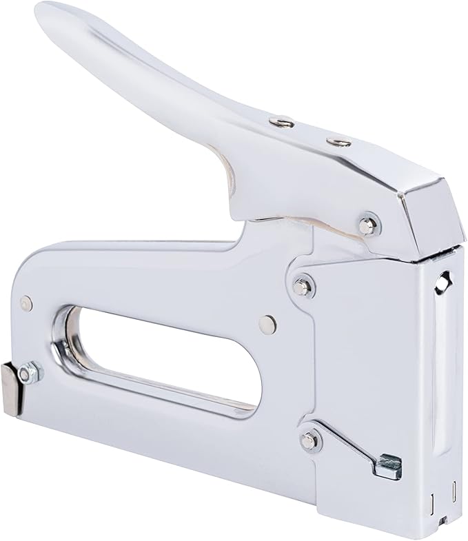 Arrow T50 Heavy Duty Staple Gun for Upholstery, Wood, Crafts, DIY and Professional Uses, Manual Stapler Uses 1/4”, 5/16”, 3/8", 1/2", or 9/16” Staples