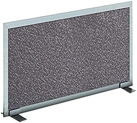 OBEX Acoustical Free Standing Privacy Screen, Cubicle Accessories Desk Privacy Panel, Desk Dividers for Office, Office Furniture Partitions Portable Sound Proof Dividers, 18" x 42", Graphite