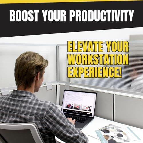 OBEX Screen Extender Polycarbonate Desk Privacy Panel & Divider for Office Cubicle, 24" x 30", Translucent