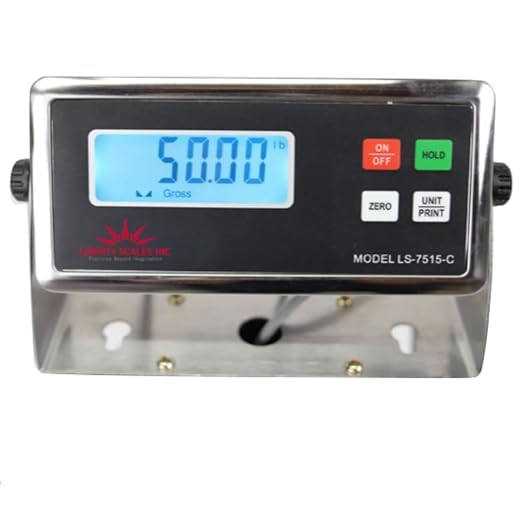 Liberty LS-700-4X6 Heavy Duty General Purpose Floor Scale | 48" x 72" | Capacity of 10,000 lbs x 2 lb + Black