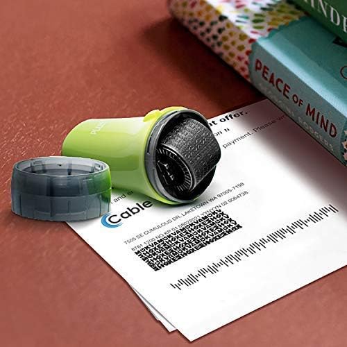Guard Your ID ADVANCED Roller Identity Theft Prevention Security Stamp GREEN (38311)