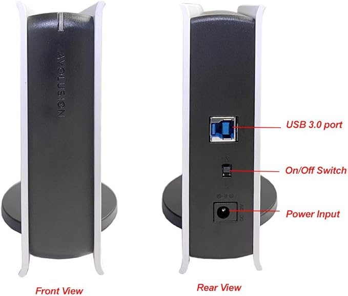 Avolusion PRO-5X Series 6TB USB 3.0 External Hard Drive for WindowsOS Desktop PC/Laptop (White) - 2 Year Warranty (Renewed)