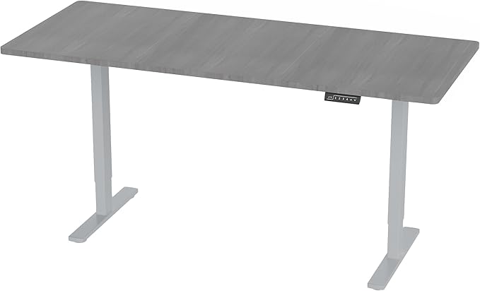 VIVO Electric 71 x 30 in Standing Desk, Memory Height Adjustment, 1B Series, Dark Gray Top Gray Frame, DESK-KIT-1G7G