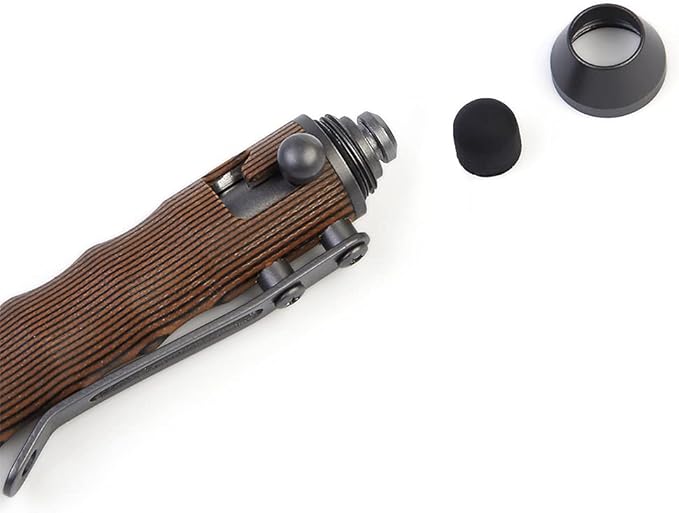 Cool Hand 4.5'' Bolt Action Pens, EDC Ballpoint Ink Refillable, Stylus for Touch Screen, Ergonomic Grip, Hold in Texture with Finger Grooves