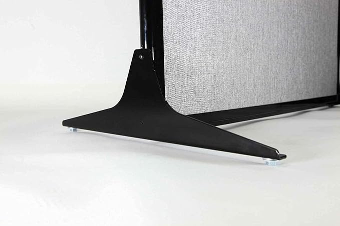 Versare Workstation Partition | Portable Wall Divider | Modern Office Cubicle | Free Standing Privacy Screen | Flexible Work Space | 99" x 70" Papaya Fabric Panels