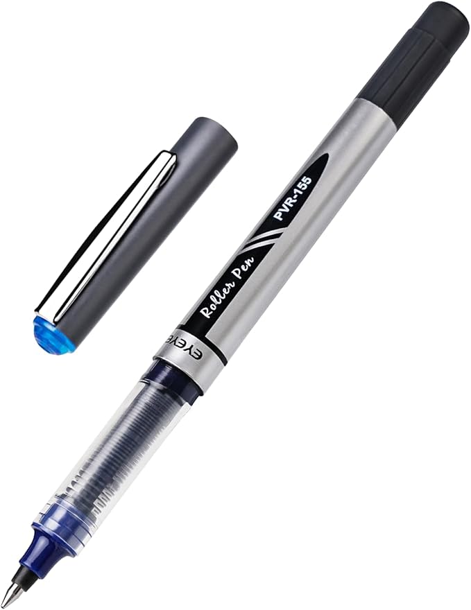 EYEYE Liquid Ink Rollerball Pens 0.7mm, Medium Point Roller Ball Pen 12 Pack 3 Colors Quick Dry, Ink Pens Fine Point Smooth Writing Pen for Journaling, Note Taking, Office, School Supplies