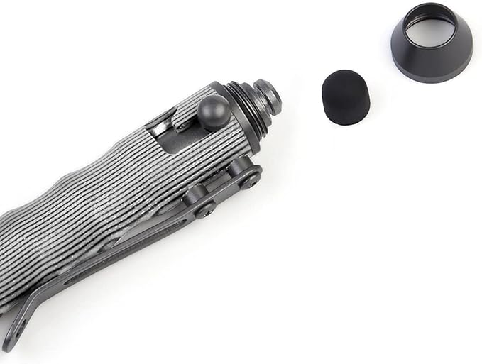 Cool Hand 4.5'' Bolt Action Pens, EDC Ballpoint Ink Refillable, Stylus for Touch Screen, Ergonomic Grip, Hold in Texture with Finger Grooves