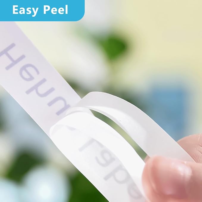 Hehua Compatible 4PK TZe TZ Tape 18mm 0.7 Laminated White Label Replacement for Brother Label Maker Tape TZe-241 TZe241 TZ-241 for P Touch PTD400 PTD600 PTP750W PT1880, 3/4 X 26.2ft, Black on White