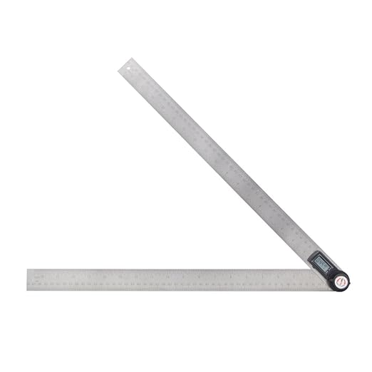 GemRed 82305 Stainless Steel Digital Protractor (500mm)