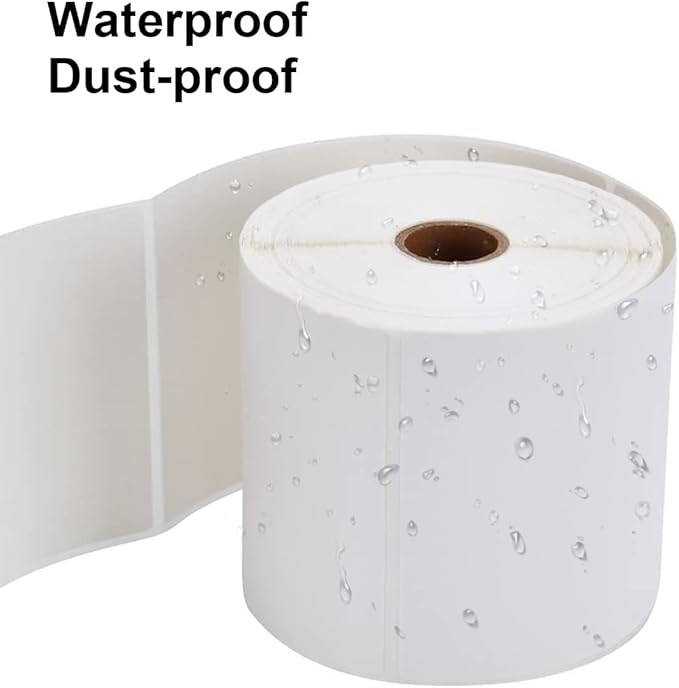 9527 Product 4x6 Direct Thermal Shipping Labels for Zebra 2844 ZP-450 ZP-500 ZP-505,Blank,450 Labels/Roll, 1" Core,Total 4 Rolls