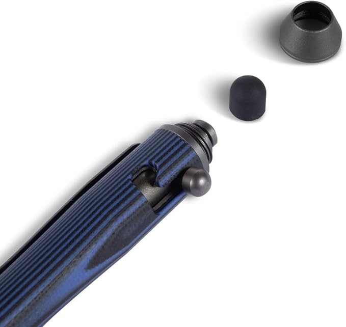 Cool Hand 5.7'' Bolt Action Pens, EDC Ballpoint Ink Refillable, Stylus for Touch Screen, G10 Body w/Pocket Clip, Ergonomic Grip, with a Free Refill, 5374-N