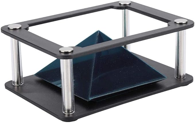 3D Holographic Display Stands,Projector 3.5-6inch Mobile Smartphone Hologram Bracket,360° images Holographic Display Stands Projector,for Ad Display/Cartoon Interaction/Entertainment/Gift