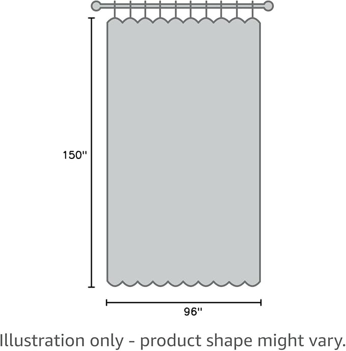 BONZER Room Divider Curtain Total Privacy Wall Noise Reducing Extra Wide Blackout Curtains for Patio Sliding Glass Door, 96L x 150W Inch (8L x 12.5W ft), 1 Panel, Khaki
