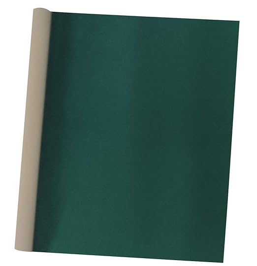Self Adhesive Green Velvet Flock Shelf Liner for Dresser Handbag Box Drawer Cabinet Backdrop Peel and Stick Soft Craft Fabric DIY 17.7" x 117"