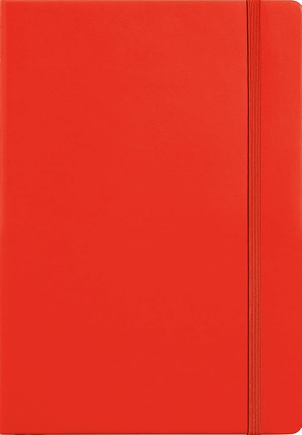 LEUCHTTURM1917 - Notebook Hardcover Medium A5-251 Numbered Pages for Writing and Journaling (Lobster, Squared)