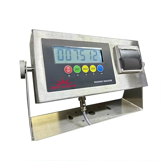 Liberty LS-7512-SS-P Stainless Steel Non-NTEP Indicator with Built-in Printer